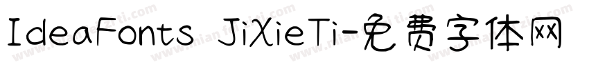 IdeaFonts JiXieTi字体转换